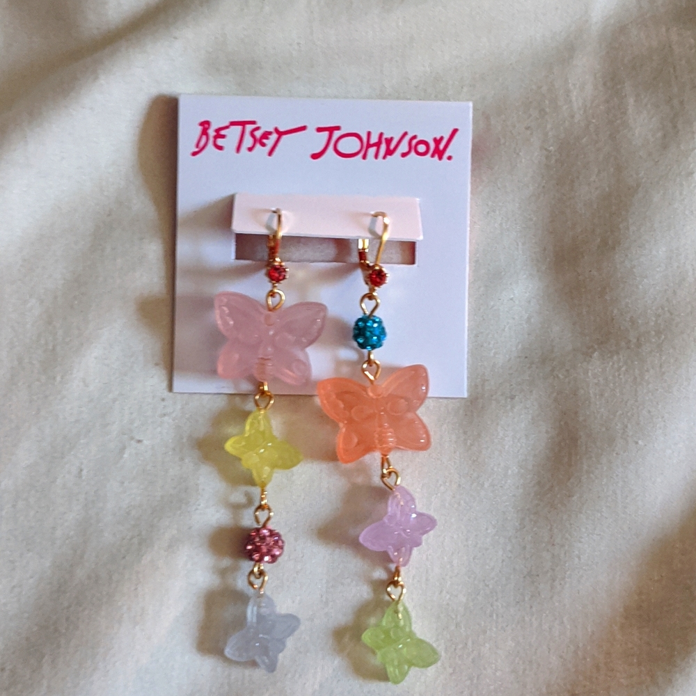 Betsey Johnson Gummy earrings